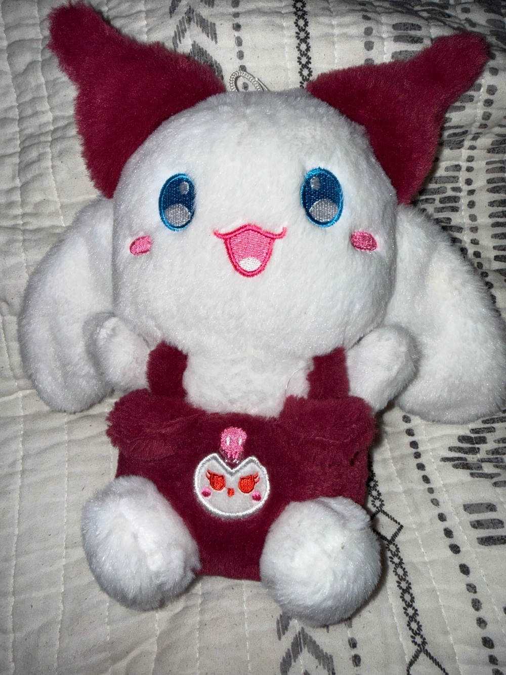 🌈NEW~Hello Kitty Character stuffed animal//Cinnamoroll Dressed as Kuromi